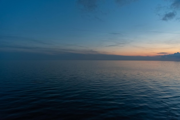 Beautiful photo of the sea and sky