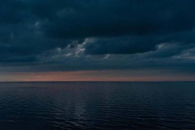 Beautiful photo of the sea and sky