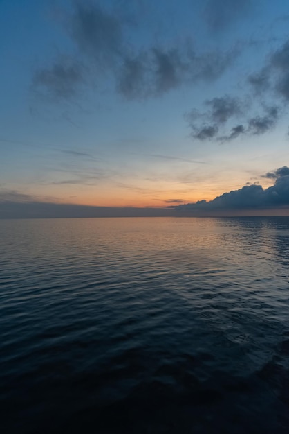 Free photo beautiful photo of the sea and sky