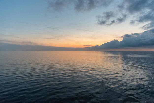 Beautiful photo of the sea and sky