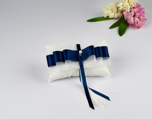 Beautiful pillow for wedding rings