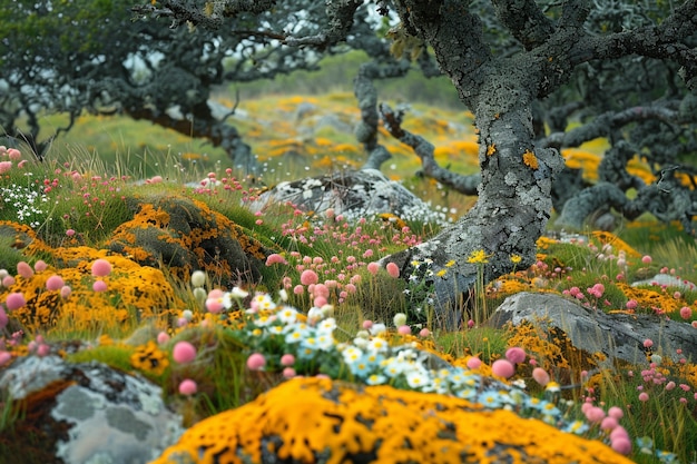 Beautiful plants in natural environment