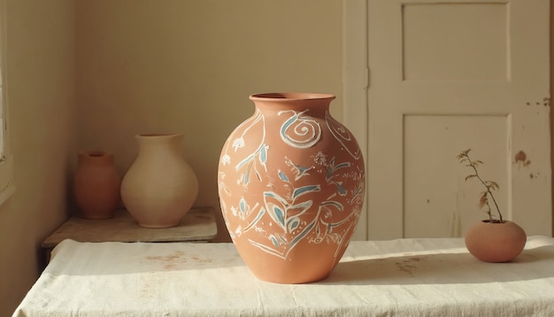 Free photo beautiful pottery work