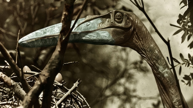 Free photo beautiful pterodactylus details