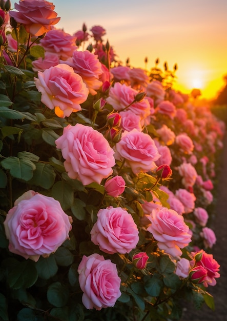 Beautiful roses arrangement