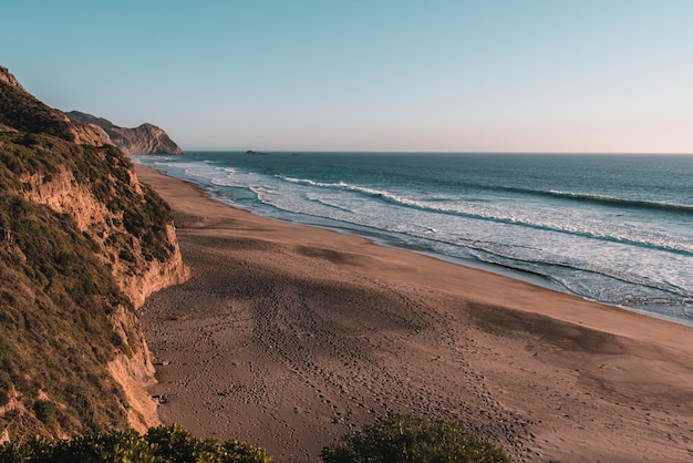 Free photo beautiful scenery of a point reyes national seashore in inverness