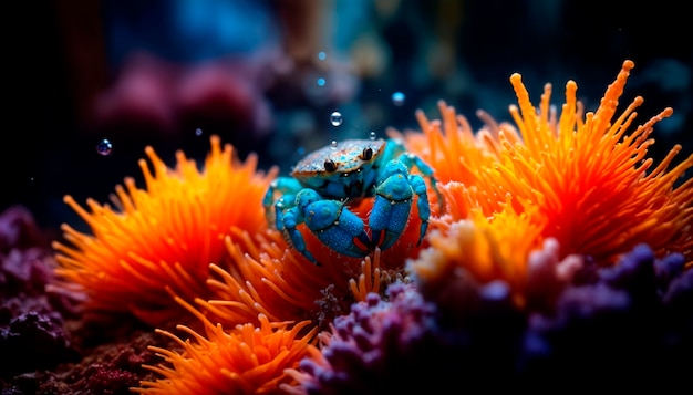 Free Photo beautiful sea life with aquatic animal