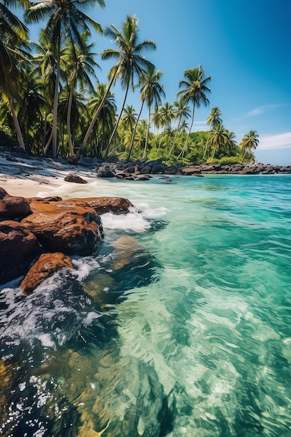 Beautiful seaside landscape