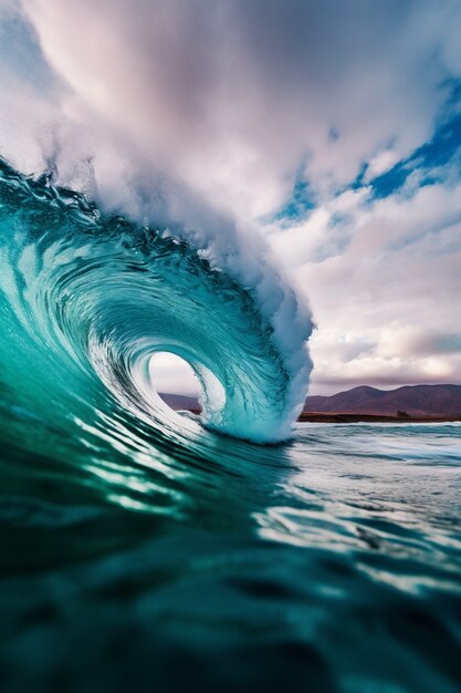 Beautiful seaside waves