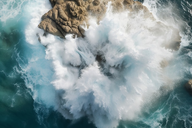 Beautiful seaside waves