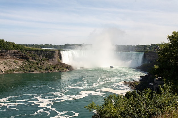 Beautiful shot of the Horseshoe Falls in Canada