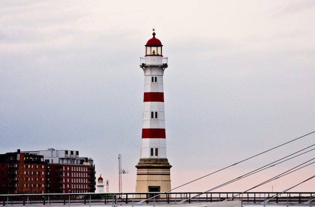 Free Photo beautiful shot of the malmö lighthouse in sweden