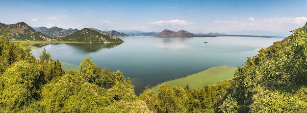 Free Photo beautiful shot of skadar lake, montenegro