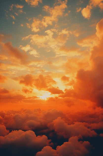 Free Photo beautiful sky landscape in digital art style