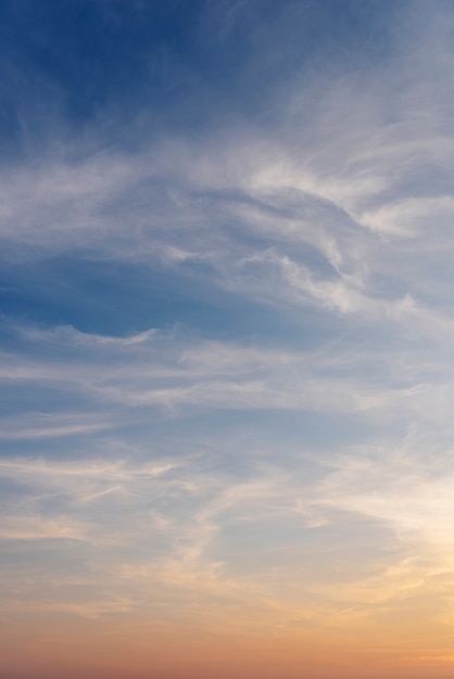 Beautiful skyscape during daytime