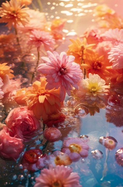 Beautiful spring floral wallpaper