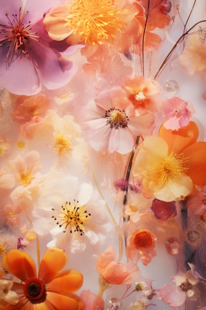 Beautiful spring floral wallpaper