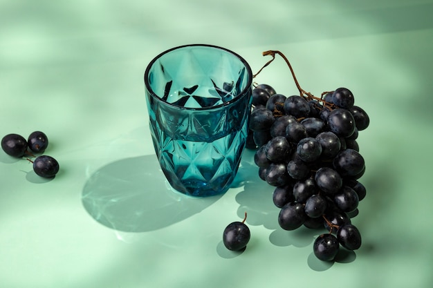 Beautiful still life arrangement with water