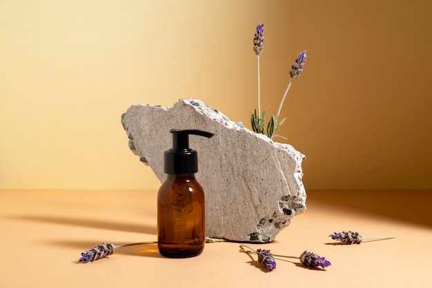 Beautiful still life with herbal medicine