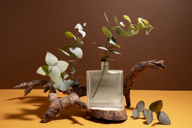 Free photo beautiful still life with herbal medicine