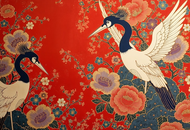 Free Photo beautiful traditional japanese art