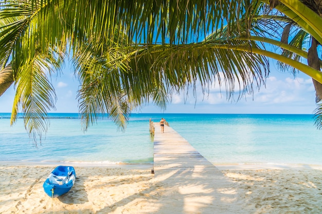 Beautiful tropical beach and sea