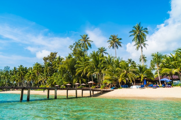 Beautiful tropical beach and sea