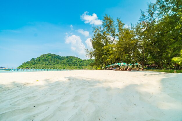 Beautiful tropical beach and sea 