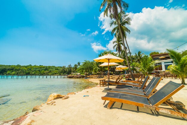 Beautiful tropical beach and sea 