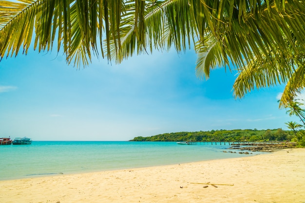 Beautiful tropical beach and sea 