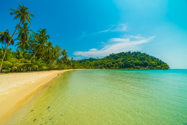 Free Photo beautiful tropical beach and sea 