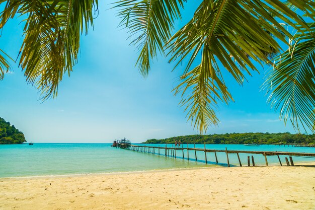 Beautiful tropical beach and sea 