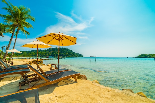 Beautiful tropical beach and sea 