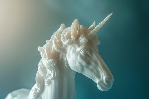 Beautiful unicorn head