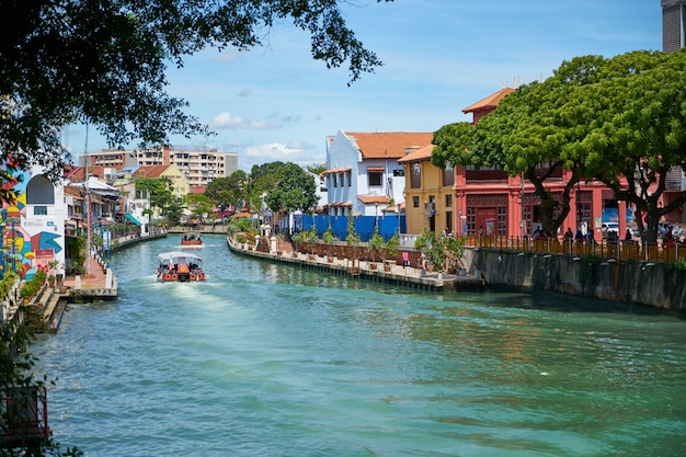 beautiful view building malacca architecture