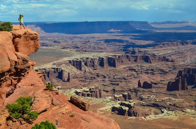 Beautiful view of Canyonlands National Park in Utah, USA