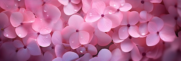 Beautiful wallpaper with pink flowers