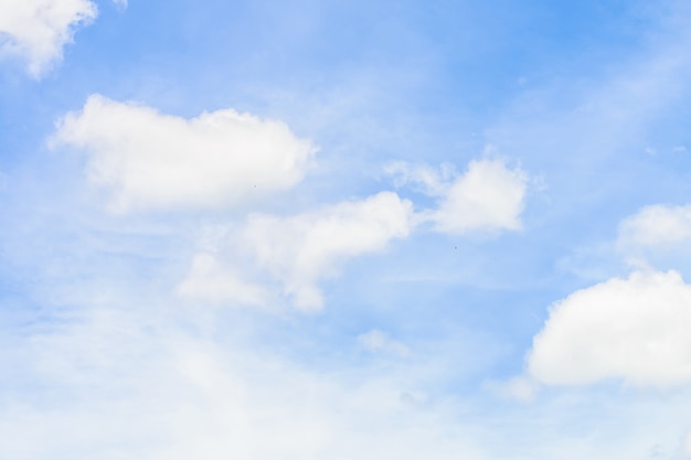 Free Photo beautiful white cloud on blue sky nature background