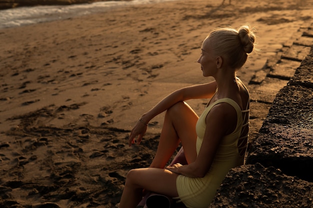 Beautiful woman posing. bali