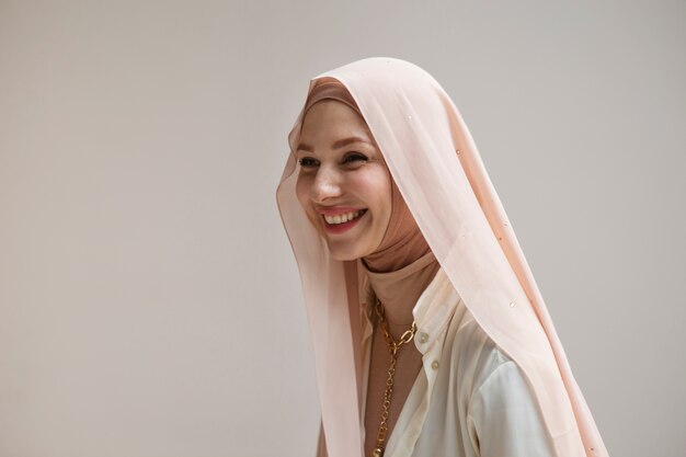 Beautiful woman wearing  hijab