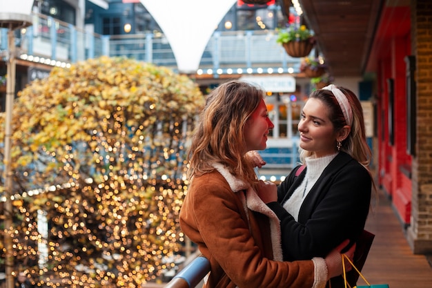 Beautiful women spending quality time together