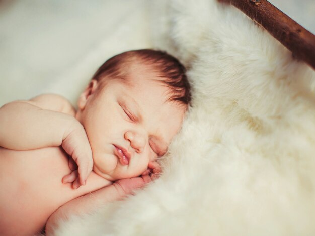 beautiful wonderful blanket sleeps portrait