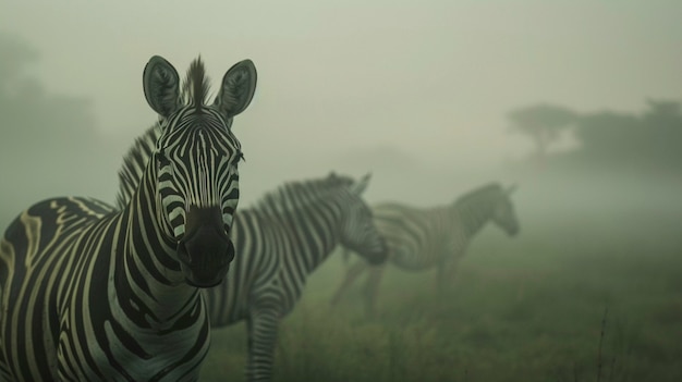 Free photo beautiful zebra in the wild