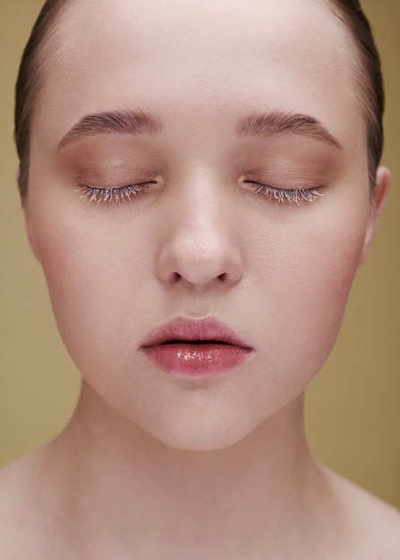 Beauty portrait of young woman