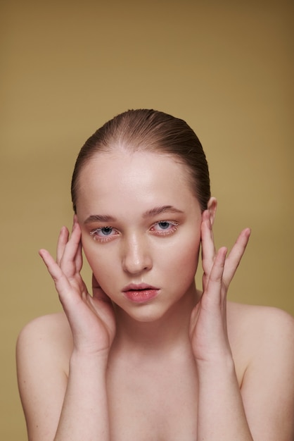 Beauty portrait of young woman