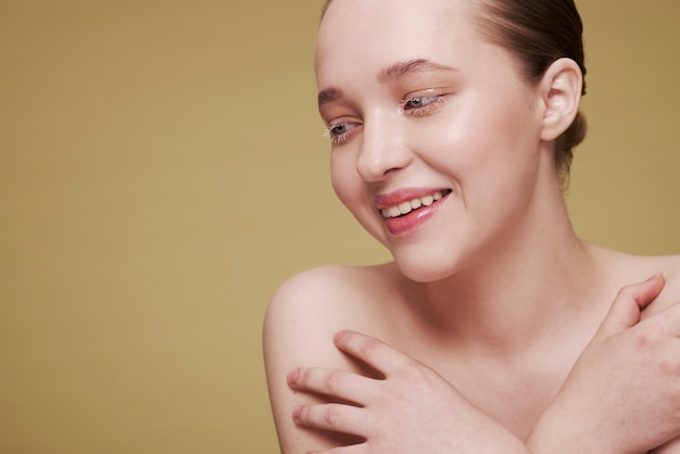 Free Photo beauty portrait of young woman