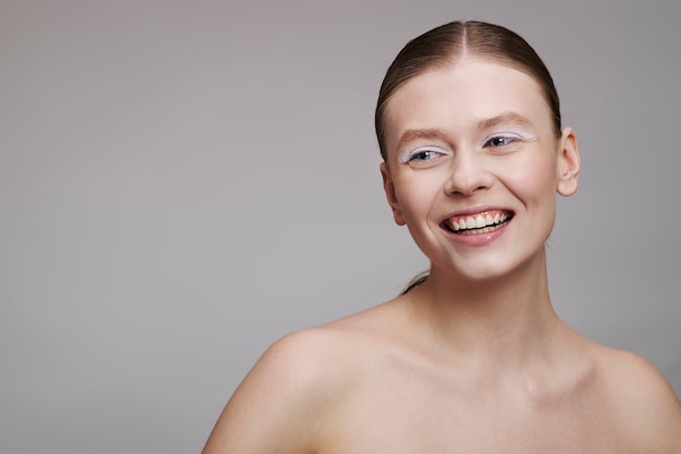 Beauty portrait of young woman