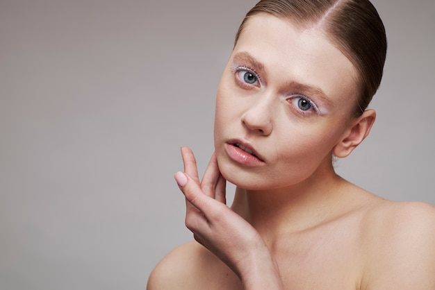 Free Photo beauty portrait of young woman