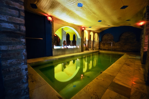 Free photo beauty treatments in the arab baths