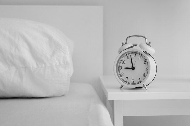 Bed arrangement with fresh sheets